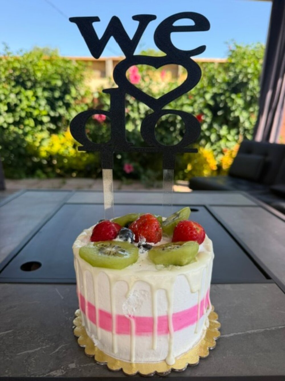 We Do Cake Topper